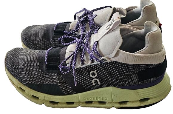On Cloud Cloudnova Rock Meadow Men’s 8.5 Running Shoes Gray Green Sneakers main image 15